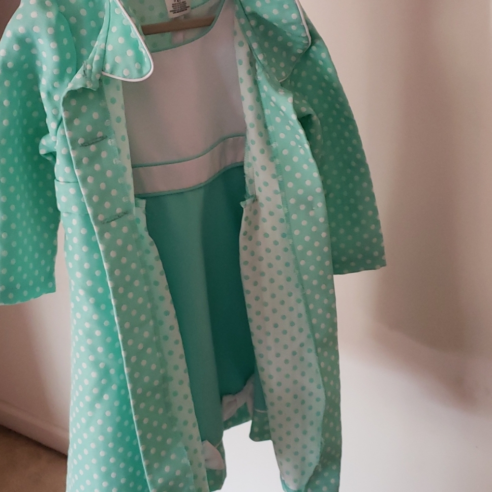 Easter dress with matching coat